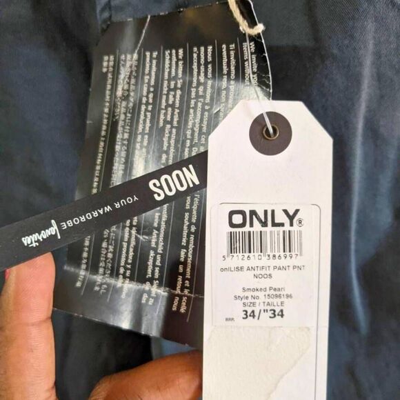 Only & Sons Onilise Jeans Men's Size 34 Gray Antifit Skinny Stretch Denim NWT - Picture 4 of 14